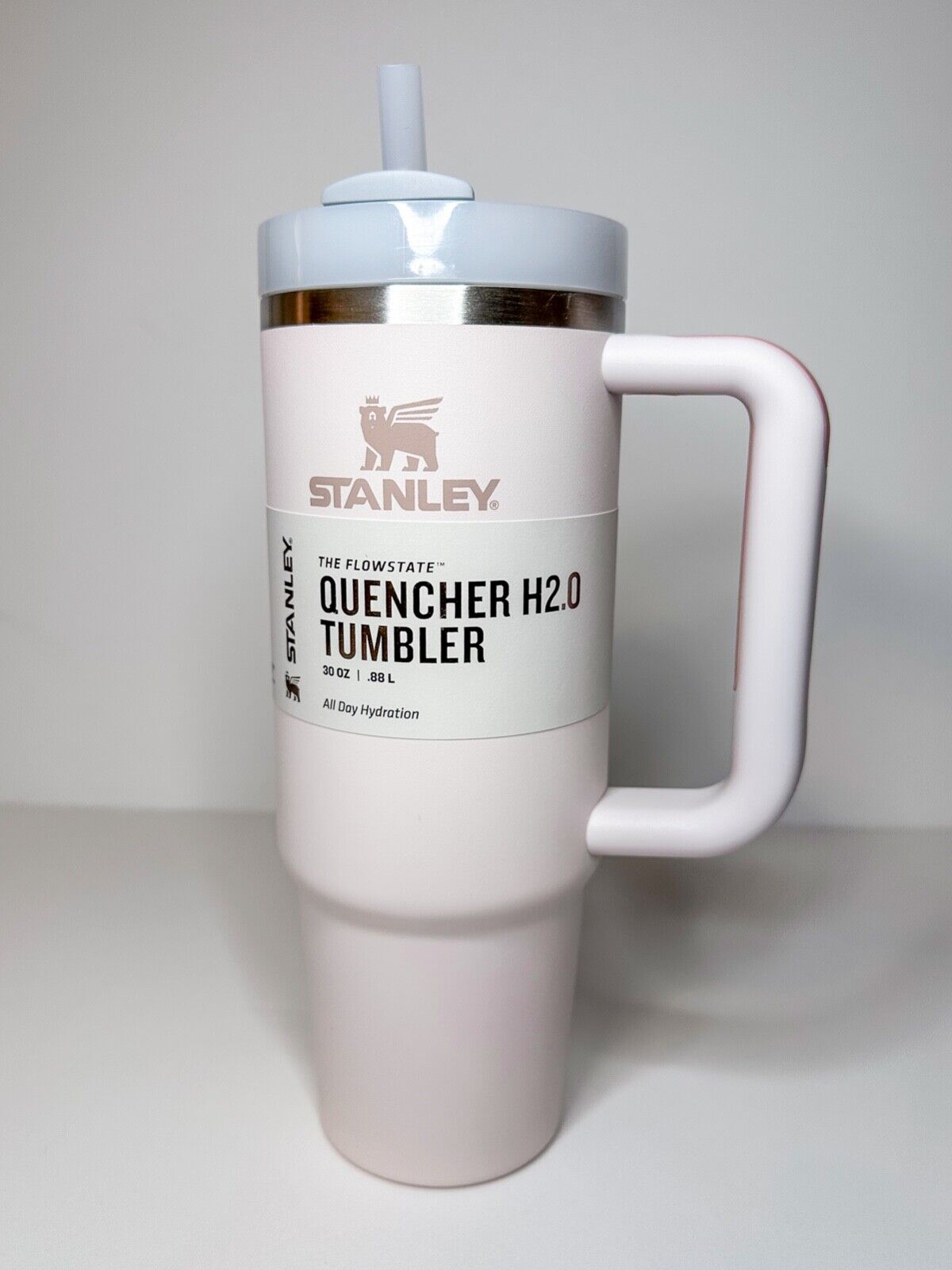 Stanley 30 oz. Quencher H2.0 FlowState Tumbler - Rose Quartz Glow - “Rose  Gold”