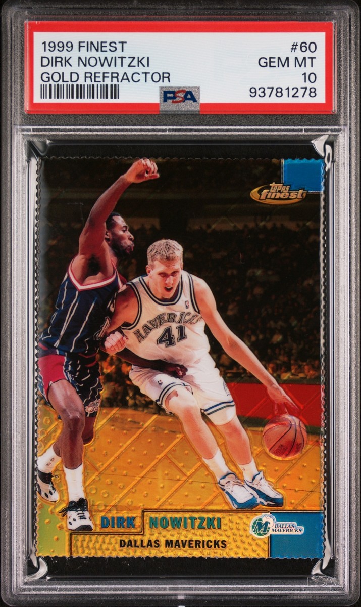1999 FINEST GOLD REFRACTOR #60 DIRK NOWITZKI 68/100 PSA 10 | eBay