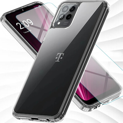 For T-Mobile Revvl Pro 5G Case Phone Cover Shockproof Tempered Glass  Screen