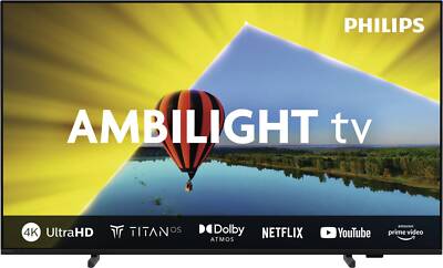 Philips LED Smart TV 55PUS8079/12 55 Zoll Fernseher 4K Ultra HD Wi-Fi