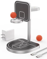 3in1 Basketball Wireless Charger Charging Dock For Google Pixel Mobile Watch 2 3