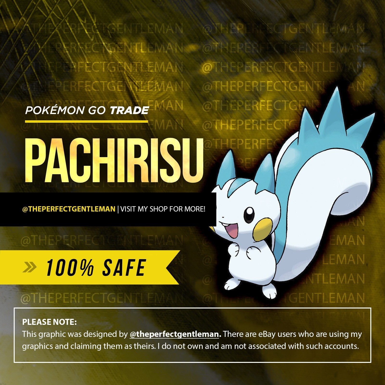 Pachirisu Pokemon #417 GO