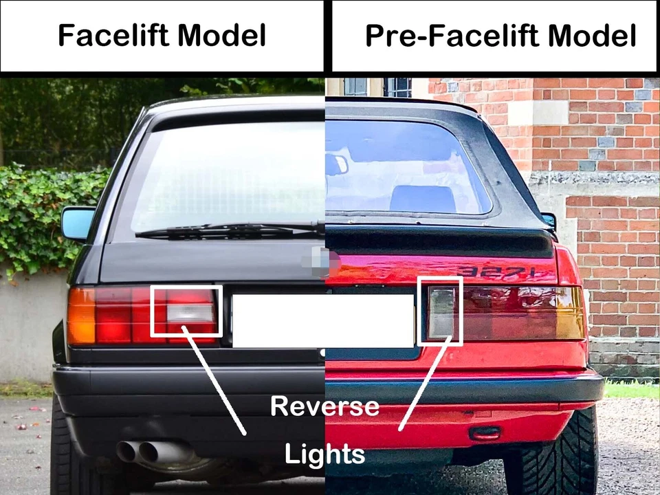 Clear OE Type Rear Tail Light Pair For BMW 3 Series E30 82-87 Pre-facelift - Image 4 of 4
