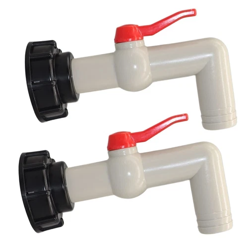 Auslaufhahn IBC Tank Adapter IBC Tank Ablasshahn Auslassventil Kugelauslaufhahn - Bild 15 von 21