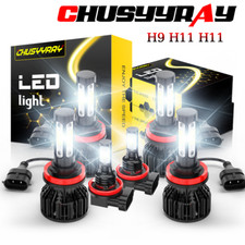 For Chevy Malibu 2006-2012 6000k Combo Led Headlights Fog Lights Bulbs Kit 6pc