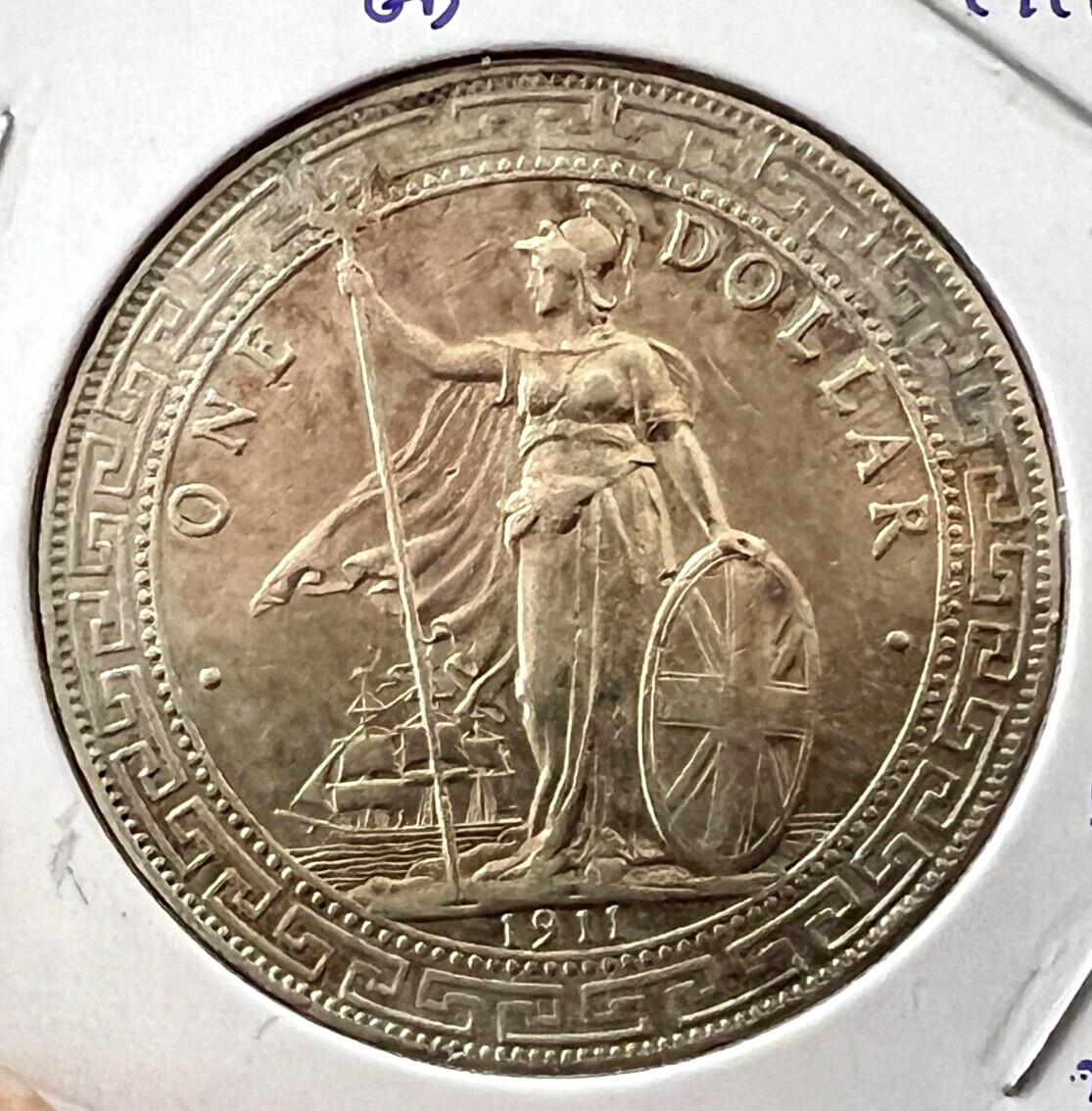 1911年　イギリス　貿易銀 1911年 イギリス 貿易銀 1911年 イギリス 貿易銀
