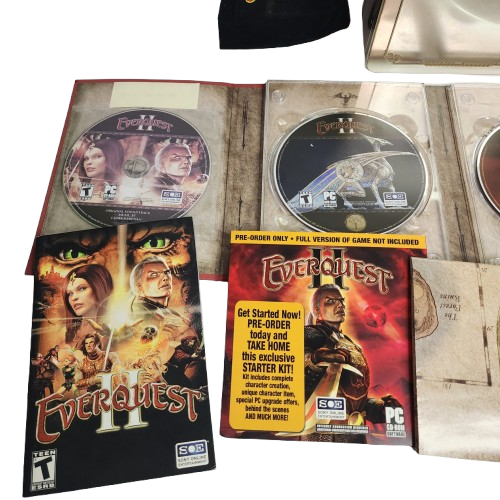 エバークエスト2 限定版 ウインドウズ 未開封 海外 EverQuest 2 II Collectors Edition PC Game COMPLETE Tin w