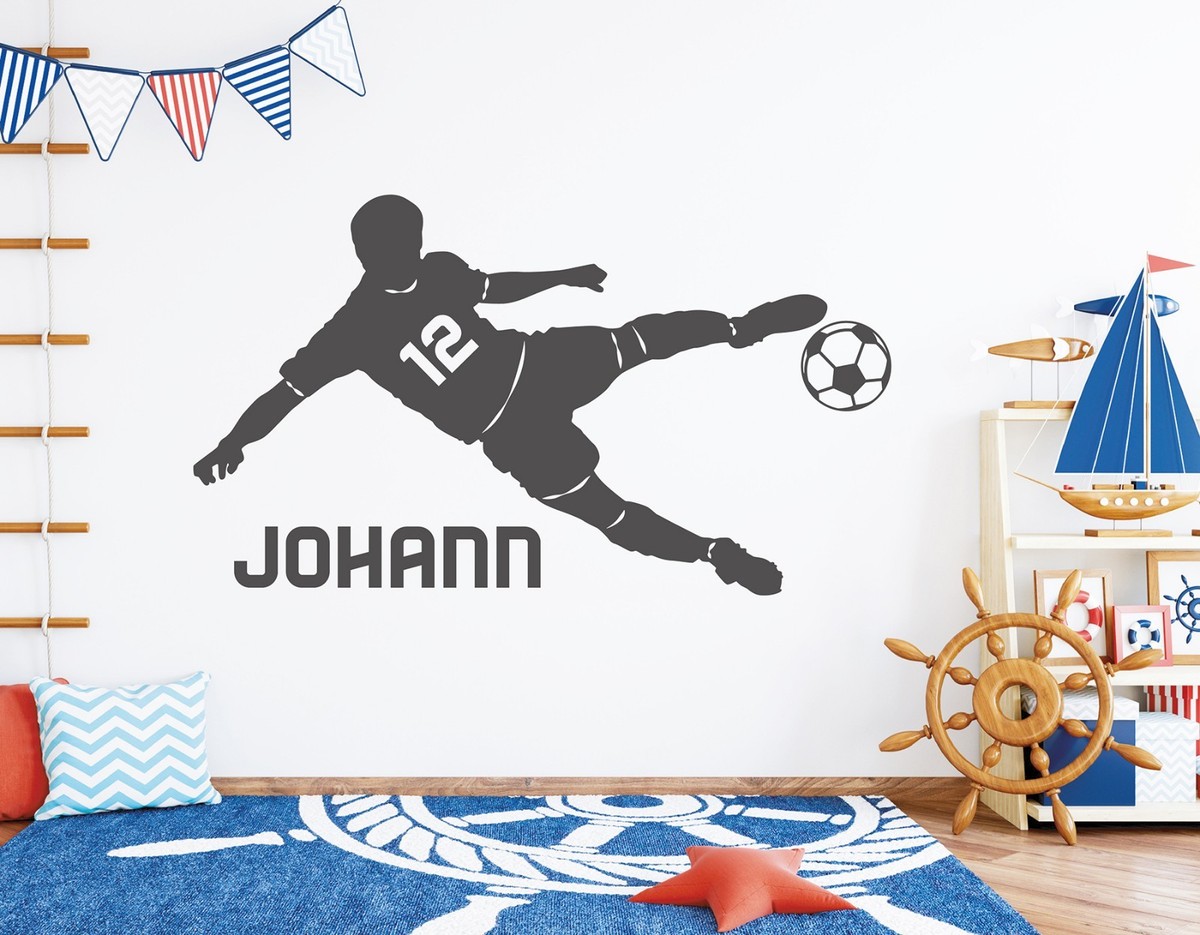 Fußballer Mit Wunschname Und Nummer