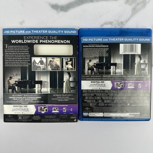 Fifty Shades of Grey Unrated Edition (Blu-ray, 2015) - Blu-ray Disc Like New - Picture 3 of 8