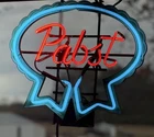 Pabst Blue Ribbon Beer Neon Light Sign 21"x 20.5” Vintage PBR • 1992 • Bar / Pub