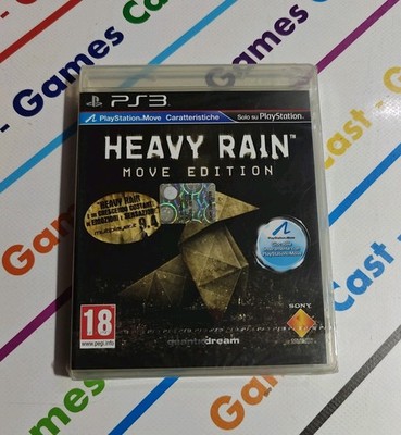 PS3 HEAVY RAIN MOVE EDITION PLAYSTATION 3 ITALIAN SEALED NEW RARE