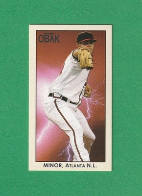 MIKE MINOR 2010 Obak PROMO RC National Convention Mini #N22 Rookie Card NSCC*