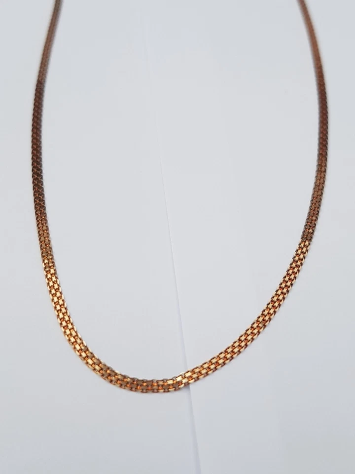9ct rose gold chain 2.65g 17inch length approx - Image 2 of 4