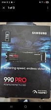 Samsung 990 PRO 1TB V-NAND PCIe 4.0 NVMe M.2 SSD 1GB Cache Black