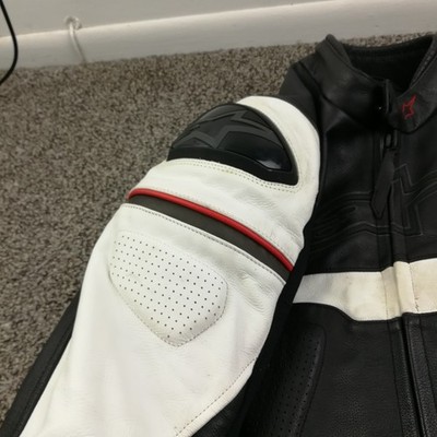 Alpinestars Core Jacket Long Sleeve Leather Solid 48 Black Vented