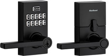 Kwikset 917HFL-514S Smartcode Keypad Electronic with Halifax Lever Smartkey with