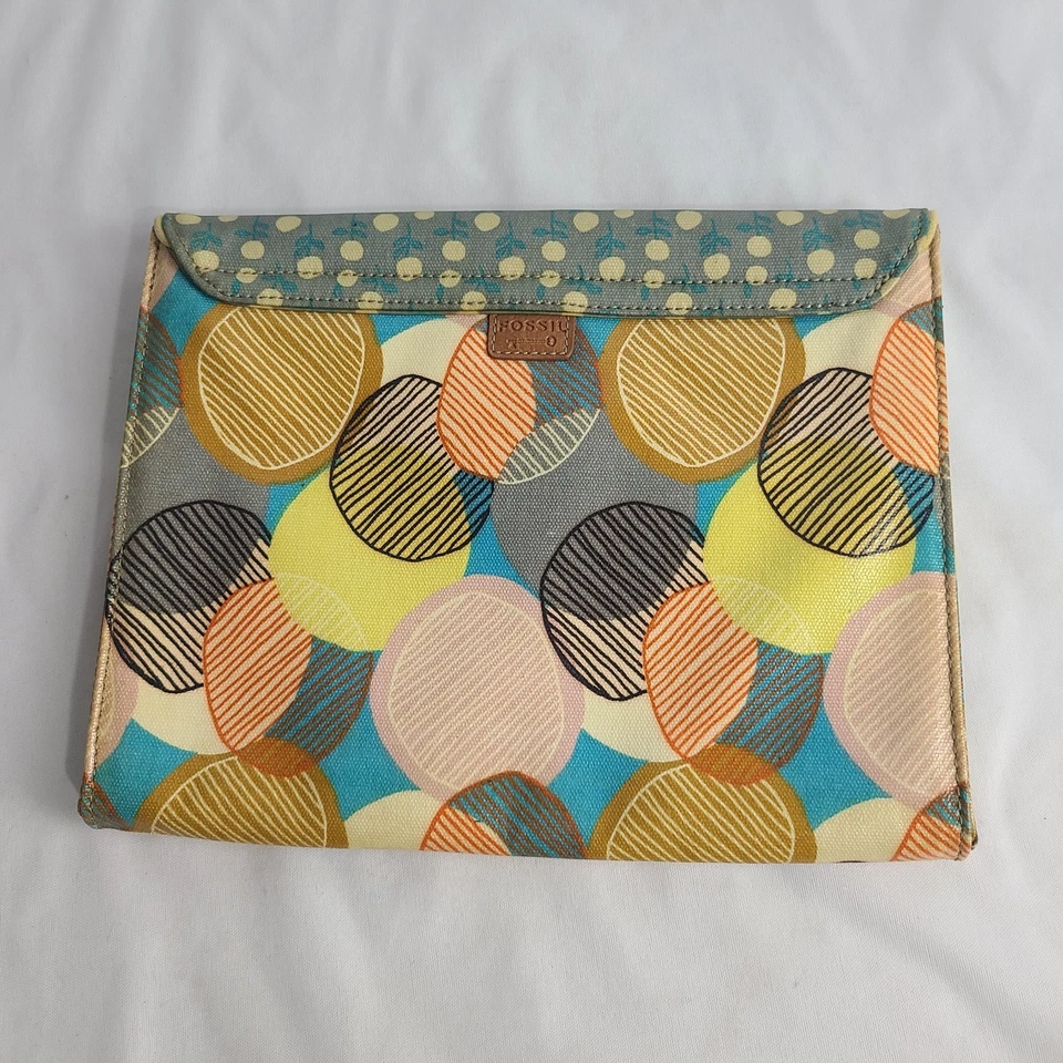 Funda protectora floral marca Fossil llave por tableta iPad lector electrónico rincón Foto 4 de 4