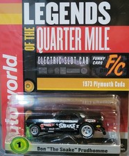 AW Legends Of The Quarter Mile Don The Snake Prudhomme 1973 Cuda F/C HO Slot Car
