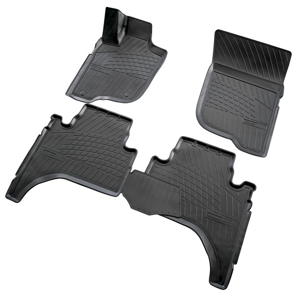 3D Gummi Fussmatten Passend FüR Fiat Fullback 3D (2016)\ Mitsubishi L200 Iv 3D (-image