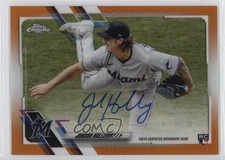 2021 Topps Chrome Update Target Orange Refractor /25 Jordan Holloway Auto 6o3