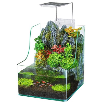 PENN PLAX AquaTerrium Planting Tank   Hydroponic Aquarium with Integrated Filter