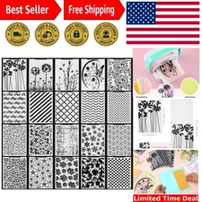 20 Vintage Embossing Folders for Elegant Card Making & Scrapbook Crafting