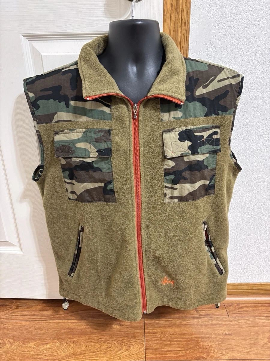 トップス 90s 00s old stussy tech fleece vest y2k Stussy Vests for Men for Sale - Shop New & Used - eBay