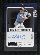 2021 Panini Contenders Prospect Blue Draft Ticket 21/99 Jarred Kelenic Auto o8g