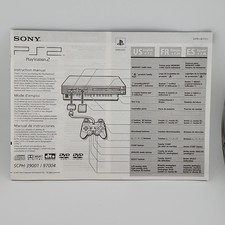 OFFICIAL Sony PlayStation 2 PS2 Console Manual Instruction Booklet