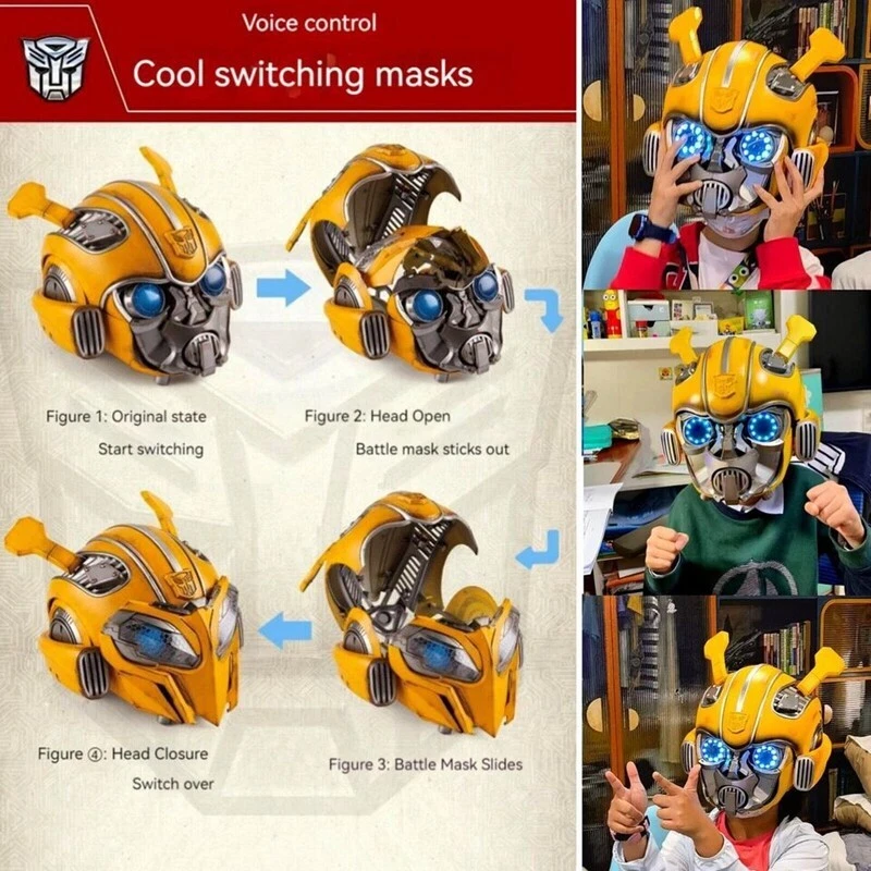 Voice Control Killerbody 1:1 Bumblebee Mask Wearable Helmet New Gifts US Ship! - Image 3 of 4