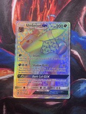 Pokémon TCG Umbreon GX 154/149 Secret Rare Rainbow Holo Card Sun & Moon on eBay