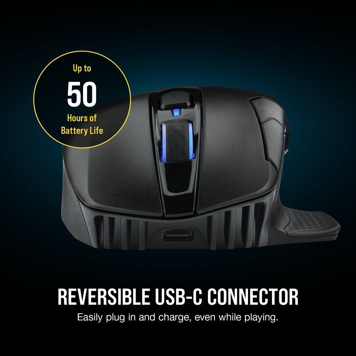 CORSAIR - DARK CORE RGB PRO Wireless FPS/MOBA/MMO Optical Gaming