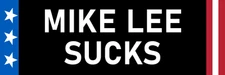 Mike Lee Sucks Magnet Large 3x10 Bumper Sticker Size Anti Utah Senator Mike Lee