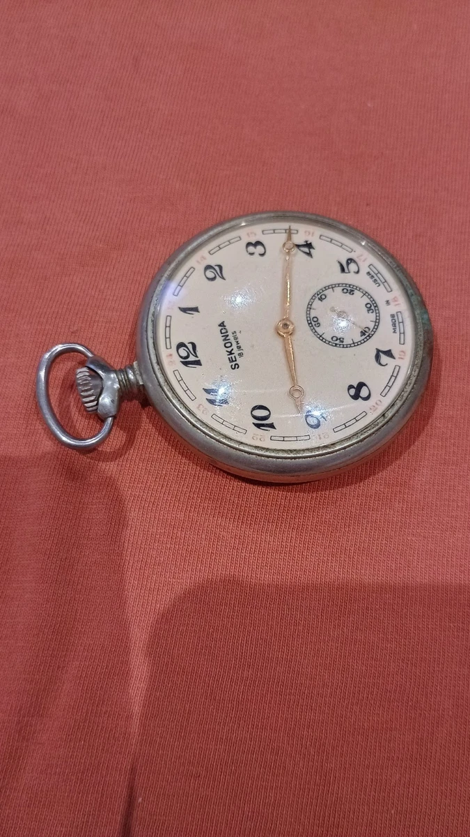 Reloj Bolsillo Ferrocarril Sekonda Años 70