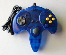 Working Used Yobo Gameware Blue Nintendo 64 N N64 Controller Game Pad GamePad