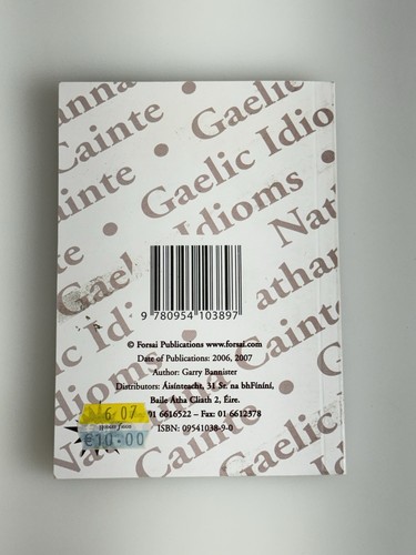 Nathanna Cainte Gaeilge - Béarla Garry Bannister Irish Colloquiums Dictionary - 第 2/7 張圖片