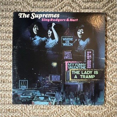 The Supremes: Sing Rodgers & Hart LP Motown 438 Black Vinyl 12'' Pop