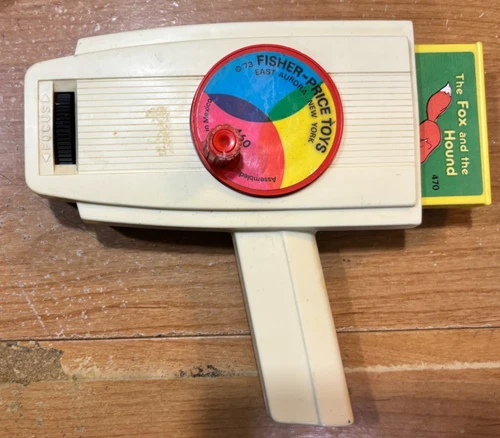 Vintage Fisher-Price Movie Viewer with Two Disney Reels