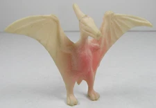 Jaru White & Red Pterodactyl 3" Wide Plastic Dinosaur Toy Figure China