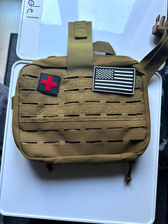 MOLLE Umhängetasche Schultertasche Nylon Beige Reißverschluss 3 Taschen Outdoor