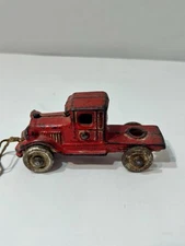 Vintage AC Williams Cast Iron Car Carrier Toy 1920’s RARE!