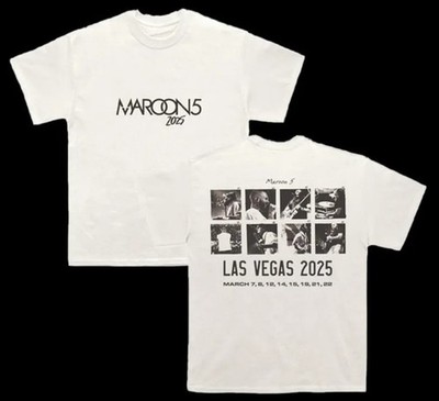 Maroon 5 Love Is Like 2025 US Fall Tour Cities Dates Two Sided T-Shirt