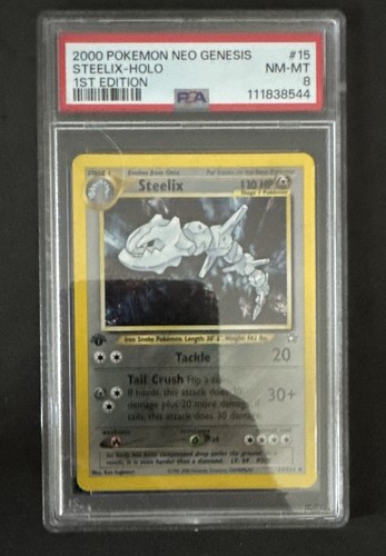 Steelix (1st Edition) graded PSA 8 for sale on eBay