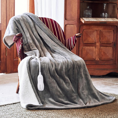 Heated Blanket 50''X60''-Soft and Comfortable Electric Throw,5 Heat Settings and