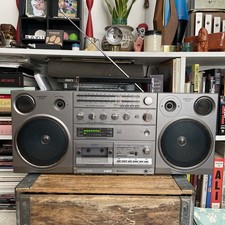 VTG Magnavox D8623 Stereo BoomBox Cassette Deck Radio Aux Input Parts / Repair