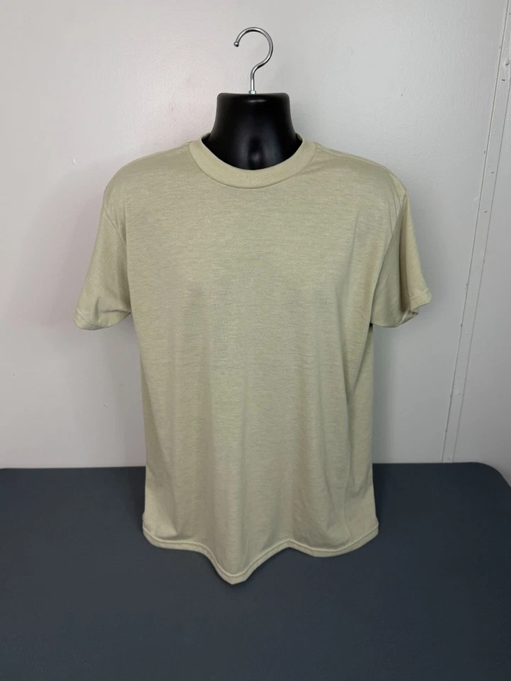 Camiseta DLA EE. UU. Ejército Militar Apoyo Tropa L por Skilcraft Grande Arena/Bronceado Foto 2 de 4