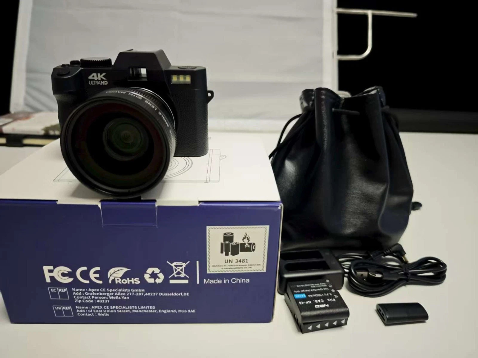 Refurbished NBD Digital Camera 4K 48MP  16X 3'' Autofocus Wi