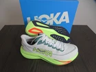 Hoka One One Mach 7 Mens 11 Shoes 1171904 FYZ Gray Green Running Gym Sneaker