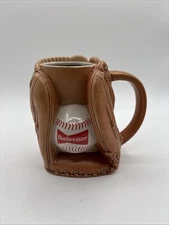 Budweiser Baseball Mitt Stein 1995 Vintage Anheuser Busch