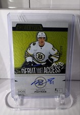 2023-24 Upper Deck Credentials -Autograph Matthew Poitras #DTAA-MP Yellow /125